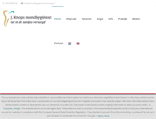 Tablet Screenshot of mondhygienist-denhaag.nl